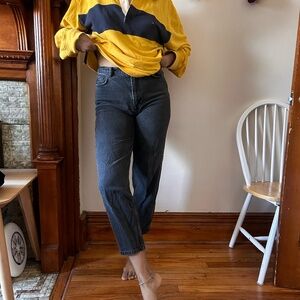 Reformation Black High Waisted Jeans